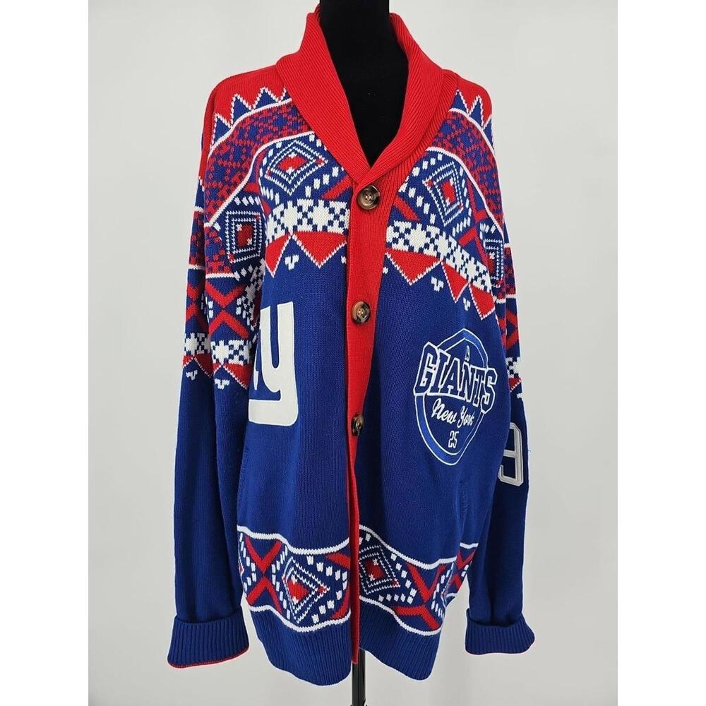 FOCO NFL Licensed New York Giants‎ Mens Sweater 2XL Christmas Sweater